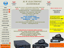 Tablet Screenshot of mwe.dk